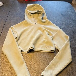 AYBL Women's Olive Cropped Hoodie